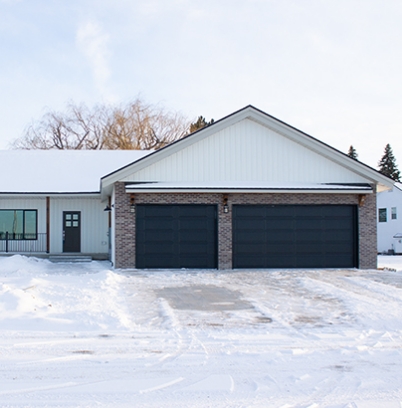 Custom home built in Shelley, Idaho