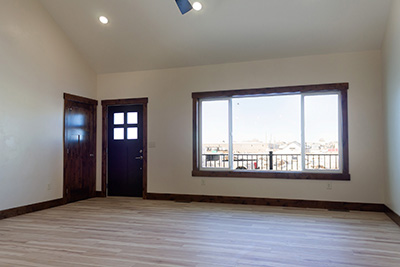 Custom home with a large living space for family gatherings