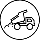 Site prep and excavation icon